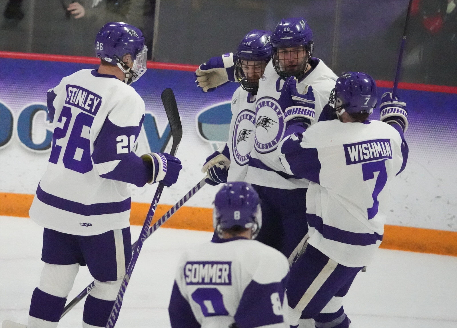 Niagara hockey faces Sacred Heart in an AHA game